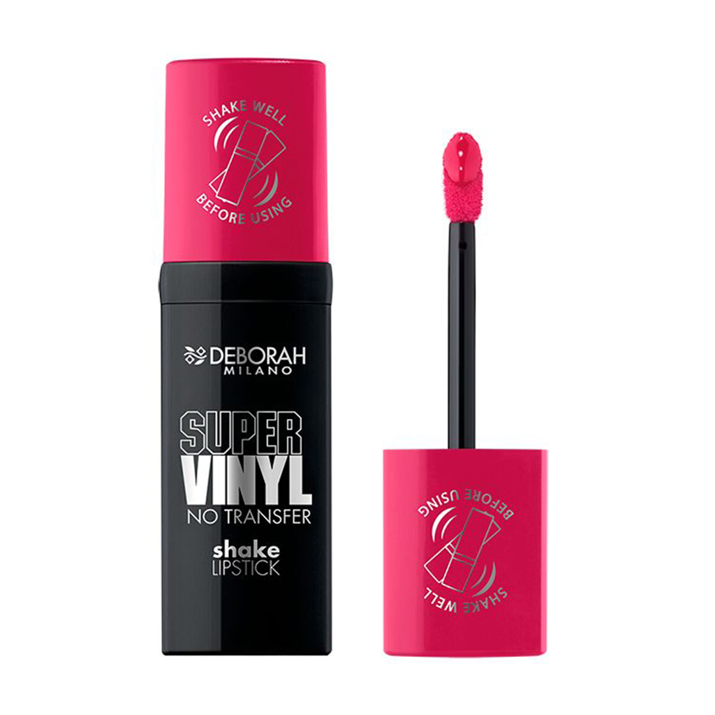 Рідка помада для губ Deborah Super Vinyl Shake Lipstick 03 Cherry Pink, 4 мл